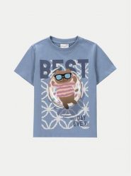 Coccodrillo T-Shirt WC4143202NWK Niebieski Regular Fit. Niebieskie t-shirty chłopięce COCCODRILLO, bez wzorów, z bawełny, bez ramiączek. Za 49.99 zł.