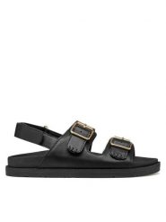 Geox Sandały J Sandal Foammentera J65P0A 000BC C9999 S Czarny. Czarne sandały dziewczęce Geox, ze skóry, bez zapięcia. Za 249.99 zł.