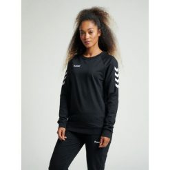 Bluza do piłki ręcznej damska Hummel Go Cotton Sweatshirt Woman. Czarne bluzy bez kaptura damskie HUMMEL, s, z bawełny. Za 74.00 zł.