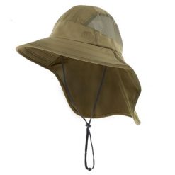 Kapelusz z ochroną na kark Viking Tatlow. Szare kapelusze damskie VIKING, na lato, bez wzorów, z materiału. Za 118.99 zł.