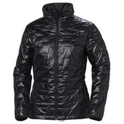 Kurtka damska Helly Hansen lifaloft insulator. Czarne kurtki damskie Helly Hansen, xl, bez wzorów, bez kaptura, narciarskie. W wyprzedaży za 752.25 zł.