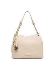 Valentino Torebka Gea VBS9UC02 Écru. Białe torebki klasyczne damskie Valentino, bez wzorów, ze skóry, bez dodatków. Za 819.99 zł.