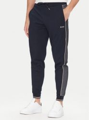 BOSS Spodnie dresowe 50540750 Granatowy Regular Fit. Niebieskie spodnie dresowe męskie Boss, bez wzorów, z bawełny. Za 309.99 zł.