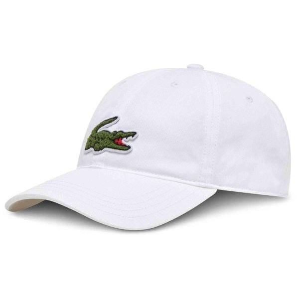 Czapka Lacoste RK3186-00-001 unisex. Białe czapki męskie Lacoste, bez wzorów, z materiału. Za 330.05 zł.