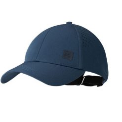 Czapka z daszkiem Summit Cap Night Blue UPF 50. Niebieskie czapki męskie Buff, bez wzorów, z materiału, sportowe. Za 130.99 zł.