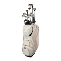 Zestaw golfowy Wilson Golf Aurora. Białe golfy damskie Wilson, s, bez wzorów, z materiału, bez ramiączek. Za 4,443.00 zł.