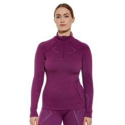 Bluza damska z krótkim ekspresem wełniana Brubeck EXTREME MERINO. Czerwone bluzy bez kaptura damskie Brubeck, z wełny. Za 462.49 zł.