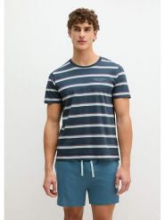 Marc O´Polo Bodywear Piżama w kolorze niebieskim rozmiar: L. Niebieskie piżamy męskie l, bez wzorów, z bawełny, bez ramiączek. Za 114.45 zł.