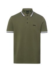 BOSS Green koszulka polo - Paddy Mężczyźni Bawełna (100%) zielony, XL. Zielone koszulki polo męskie Boss Green, m, bez wzorów, z bawełny, bez ramiączek. Za 449.95 zł.