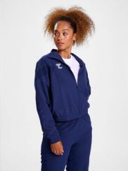 Damska bluza dresowa Hummel Travel. Niebieskie bluzy z kapturem damskie HUMMEL, na wiosnę, xl, z dresówki. Za 186.20 zł.