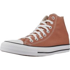 Tenisówki Converse Model Chuck Taylor All Star Hi Kolor Brązowy. Brązowe buty sportowe na co dzień damskie Converse, z aplikacjami, z gumy, bez zapięcia. Za 276.20 zł.