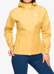 Kurtka przeciwdeszczowa damska Helly Hansen Loke Jacket. Żółte kurtki przeciwdeszczowe damskie Helly Hansen, l, bez kaptura. Za 424.15 zł.