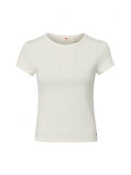 Levi's Koszulka Kobiety Bawełna biały, S. Białe t-shirty damskie Levi's, s, bez wzorów, z bawełny, bez kołnierzyka. Za 119.95 zł.