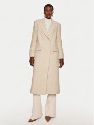 TWINSET Płaszcz zimowy 242TP2670 Beżowy Regular Fit. Brązowe płaszcze damskie Twinset, na zimę, bez wzorów, z syntetyku. Za 2,599.00 zł.
