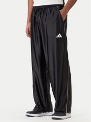 Adidas Spodnie dresowe Stadium Shiny JZ6848 Czarny Loose Fit. Czarne spodnie dresowe męskie Adidas, bez wzorów, z dresówki. Za 298.99 zł.