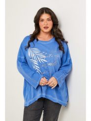 Curvy Lady Koszulka w kolorze niebieskim rozmiar: 44/46. Niebieskie bluzki damskie Curvy Lady, bez wzorów, klasyczne, bez kołnierzyka, bez ramiączek. Za 118.56 zł.