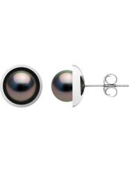 Pearline Złote kolczyki-wkrętki "Prestige" z perłami rozmiar: onesize. Niebieskie kolczyki damskie Pearline, z perłą, złote. Za 1,000.99 zł.