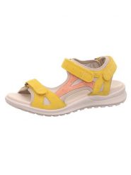 Legero Skórzane sandały "Siris" w kolorze żółtym rozmiar: 38. Żółte sandały damskie Legero, bez wzorów, bez obcasa. Za 173.99 zł.