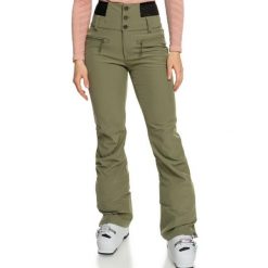 Spodnie narciarskie damskie Roxy Rising High Shell Snow. Zielone spodnie dresowe damskie Roxy, bez wzorów, z elastanu, sportowe. Za 522.00 zł.