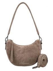 HIDE & STITCHES Skórzana torebka "Brazos" w kolorze szarobrązowym - 22 x 16 x 5,5 cm rozmiar: onesize. Brązowe torebki klasyczne damskie HIDE & STITCHES, bez wzorów, z materiału, bez dodatków. Za 130.99 zł.