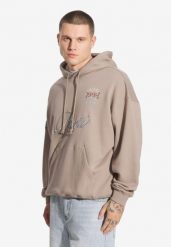 Bluza sportowa męska Prosto Football z kapturem. Brązowe bluzy sportowe męskie Prosto., m, z bawełny. Za 163.99 zł.