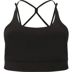 Biustonosz dla kobiet Q Sportswear Thalia. Czarne biustonosze sportowe damskie ENDURANCE Q, bez wzorów, z materiału. Za 151.50 zł.