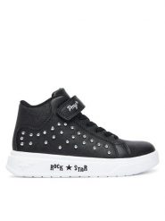 Primigi Sneakersy 2464822 Czarny. Czarne buty sportowe dziewczęce Primigi, bez wzorów, ze skóry, bez zapięcia. Za 219.99 zł.