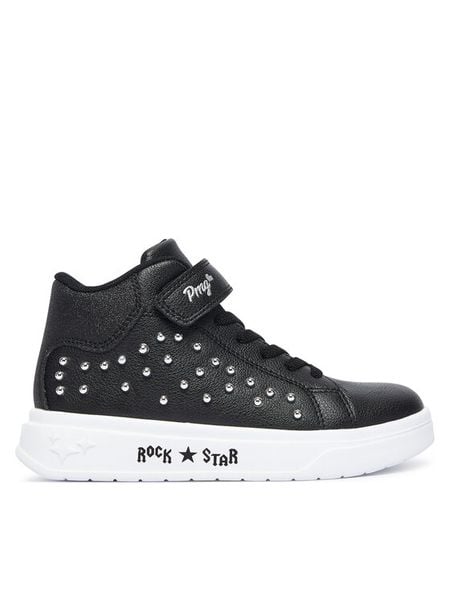 Primigi Sneakersy 2464822 Czarny. Czarne buty sportowe dziewczęce Primigi, bez wzorów, ze skóry, bez zapięcia. Za 219.99 zł.