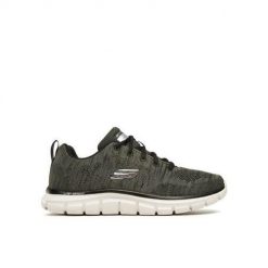 Buty do chodzenia męskie Skechers Track Front Runner. Zielone buty fitness męskie Skechers, na fitness i siłownię. Za 367.00 zł.