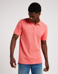 LEE GARMENT DYE POLO MĘSKA KOSZULKA POLO POLÓWKA LM59015640. Koszulki polo męskie Lee, m, bez wzorów, bez ramiączek. Za 109.99 zł.
