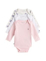 Tommy Hilfiger Komplet body dziecięcych Monotype KN0KN02198 Kolorowy. Body niemowlęce Tommy Hilfiger, bez wzorów, z bawełny, bez ramiączek. Za 249.99 zł.
