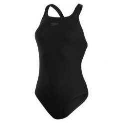 Strój pływacki jednoczęściowy damski Speedo Eco Endurance Medalist. Czarne stroje jednoczęściowe damskie Speedo, xs, bez wzorów. Za 179.99 zł.