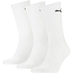 SKARPETY Puma Crew Socks 3 Pack, Dla obu płci. Czarne skarpetki damskie Puma, bez wzorów. Za 29.90 zł.