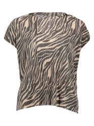 JDY Koszulka w kolorze beżowo-szarym rozmiar: XL. Brązowe t-shirty damskie JDY, xl, bez wzorów, bez kołnierzyka. Za 52.79 zł.
