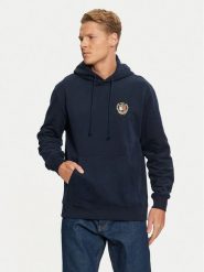Tommy Jeans Bluza Flag DM0DM19762 Granatowy Regular Fit. Niebieskie bluzy bez kaptura męskie Tommy Jeans, m, z bawełny. Za 319.99 zł.