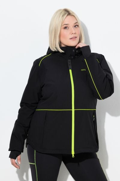 Damskie Kurtka funkcyjna HYPRAR wodoodporna dwukierunkowy zamek błyskawiczny. Niebieskie kurtki damskie Ulla Popken, plus size, bez wzorów, z materiału, bez kaptura. Za 699.99 zł.