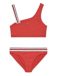 Tommy Hilfiger Strój kąpielowy UG0UG00805 Czerwony. Czerwone stroje kąpielowe dziewczęce Tommy Hilfiger, bez wzorów, z syntetyku. Za 129.99 zł.