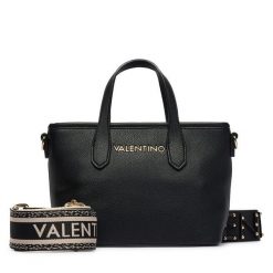 Torebka Valentino. Czarne torebki klasyczne damskie Valentino, bez wzorów, bez dodatków. Za 549.99 zł.