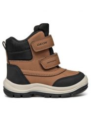 Geox Śniegowce B Flanfil Boy B Abx B463VA 050FU CR69B M Brązowy. Brązowe buty zimowe chłopięce Geox, ze skóry, bez zapięcia. Za 289.99 zł.