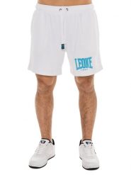 Odzież sportowa z bawełna z sznurek regulacyjny na co dzień. Biała szorty sportowe męskie LEONE 1947 APPAREL, xl, z bawełny, na fitness i siłownię. Za 105.21 zł.