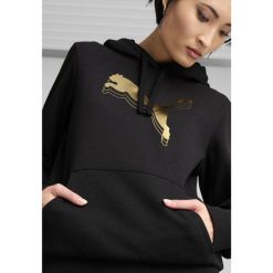 Damska bluza z kapturem ESS METALLIC PUMA Black Metallic Gold. Czarne bluzy z kapturem damskie Puma, s. W wyprzedaży za 109.00 zł.