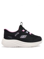 Skechers Sneakersy Bounder Pro - Step One 303690N Czarny. Czarne buty sportowe chłopięce Skechers, z materiału, bez zapięcia. Za 159.99 zł.