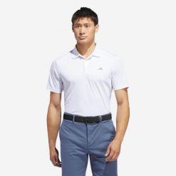 Koszulka polo do golfa z krótkim rękawem męska ADIDAS. Koszulki polo męskie Adidas, m, bez wzorów, z bawełny, bez ramiączek. Za 169.99 zł.