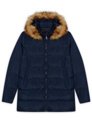 Northwood Kurtka zimowa "Sierre" w kolorze granatowym rozmiar: M. Niebieskie kurtki męskie Northwood, na zimę, m, bez wzorów, bez kaptura. Za 324.95 zł.