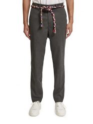 Scotch & Soda Spodnie chino w kolorze antracytowym rozmiar: W34/L34. Czarne spodnie materiałowe męskie Scotch & Soda, bez wzorów, z tkaniny. Za 276.95 zł.