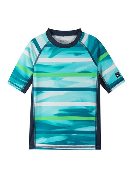 Reima Koszulka do pływania Joonia 5200149E Zielony. Zielone t-shirty chłopięce Reima, bez wzorów, z syntetyku, bez ramiączek. Za 139.99 zł.