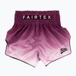 Spodenki treningowe Fairtex Muay Thai Shorts BS1904 "Fade". Czerwone szorty damskie FAIRTEX, bez wzorów, z materiału, sportowe. Za 299.99 zł.
