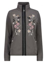 CMP Kurtka polarowa w kolorze antracytowym rozmiar: 38. Czarne kurtki damskie CMP, bez wzorów, z materiału, bez kaptura. Za 209.82 zł.