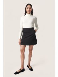 Soaked in Luxury Spódnica "Corinne" w kolorze czarnym rozmiar: L. Czarne spódniczki damskie Soaked in Luxury, l, bez wzorów, mini. Za 173.99 zł.