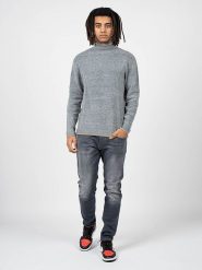 Pepe Jeans Sweter "Mario" | PM702254 | Mario | Mężczyzna | Szary. Szare swetry męskie Pepe Jeans, m, bez wzorów, z dzianiny, bez kołnierzyka. W wyprzedaży za 189.00 zł.